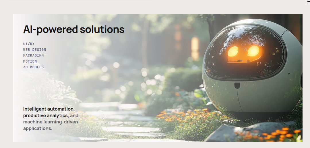 AI-powered solutions — Intelligent automation, predictive analytics, and machine learning-driven applications.