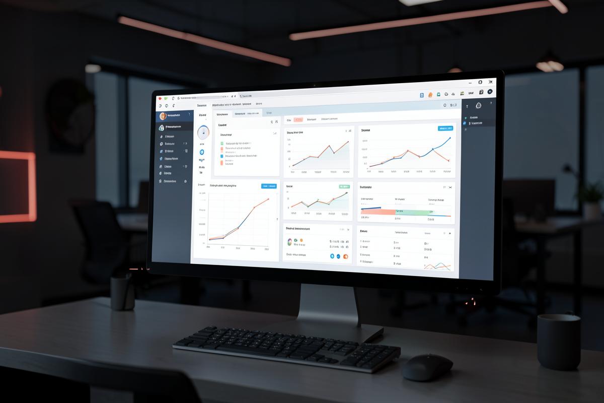 Custom Software Development service shown on modern digital devices
