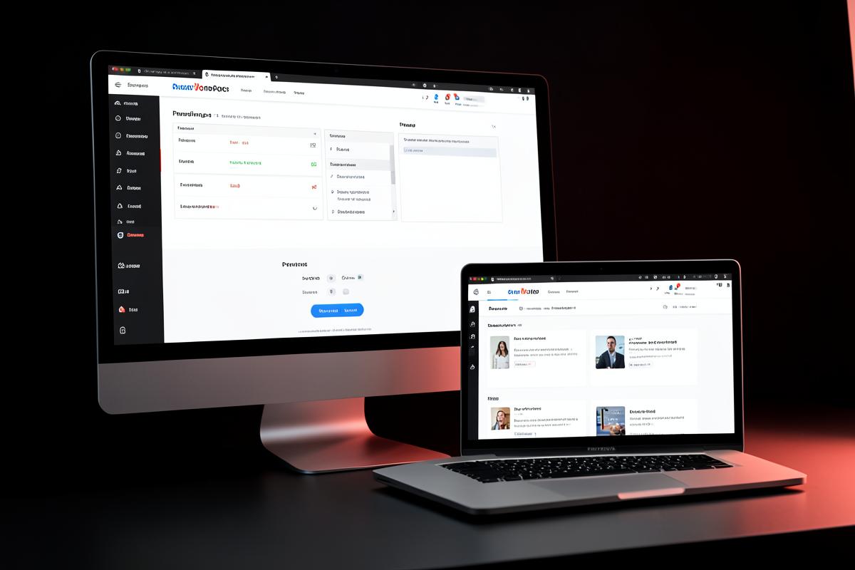 Web Development service shown on modern digital devices